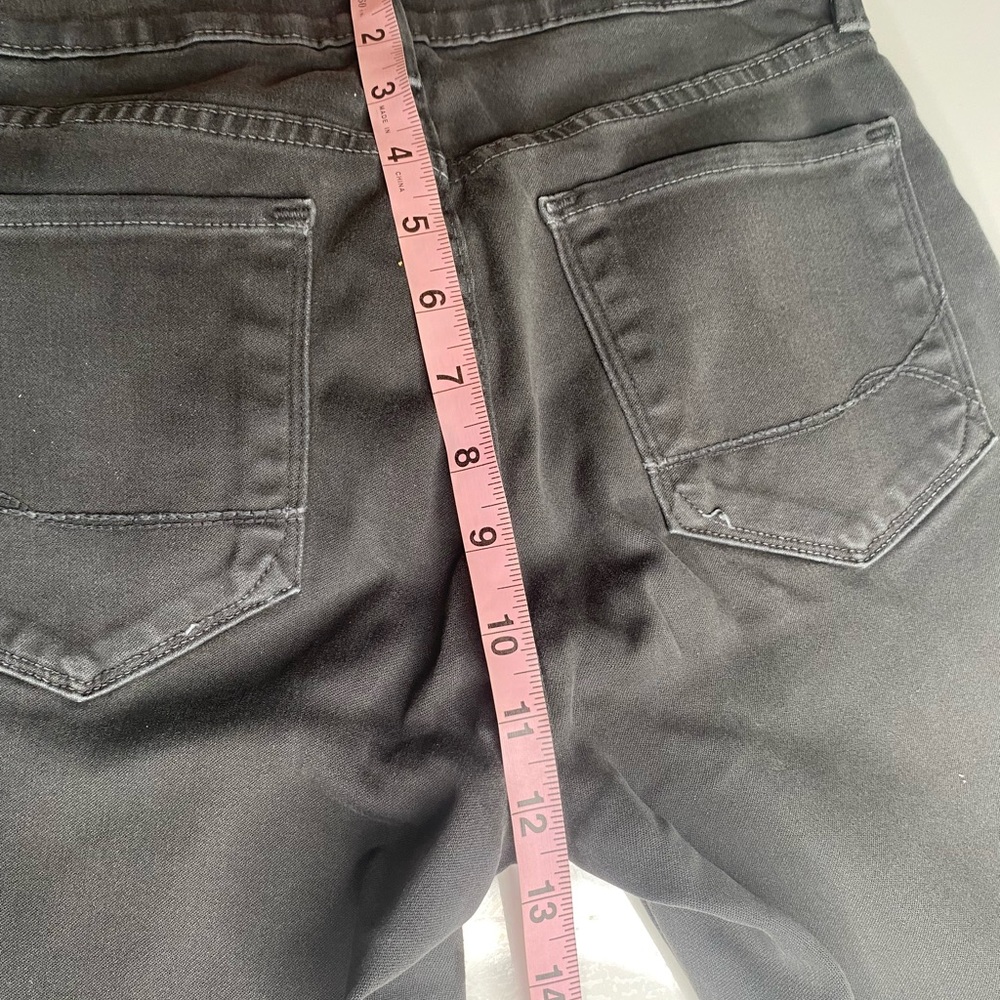 NYDJ Jade Gunmetal Denim Legging Mid Rise Size 2 - Picture 15 of 16